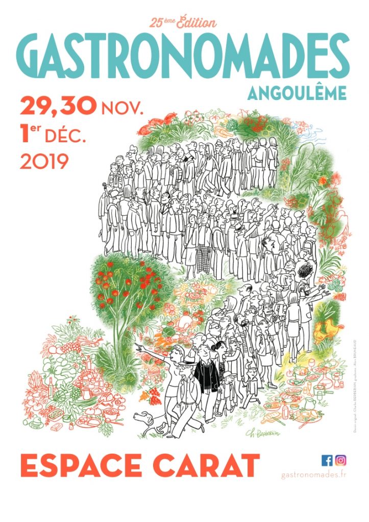 Gastronomades  les 29, 30 novembre et 1er décembre 2019 à l’espace Carat à Angoulême